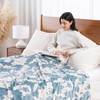 Sushing Luxury Printed Fleece Warm Blanket, Soft Lightweight Velvety Plush