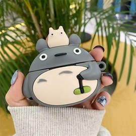 SMAIGE Cute Cartoon Designed for AirPods 4 Case and AirPods 4th Generation Case with Active Noise Cancellation (2024) Protective Cover with Carabiner Keychain