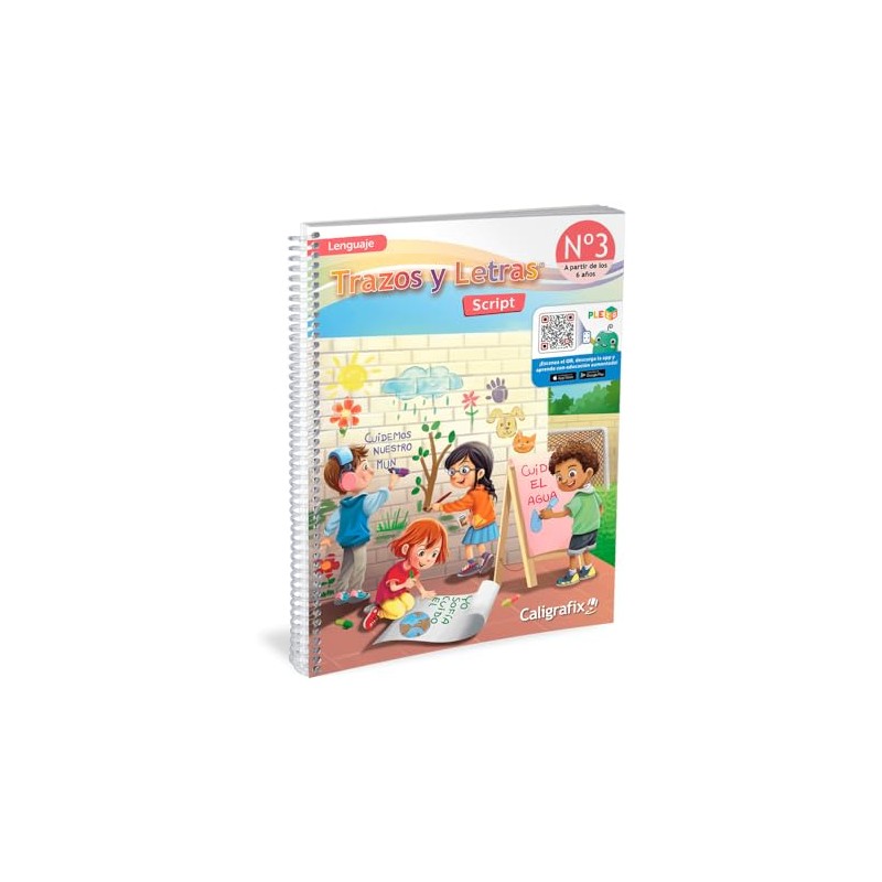 Libro Infantil de Actividades: Lenguaje: Trazos y Letras Script: N3