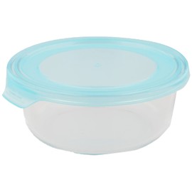 Pearl Metal HB-2852 Storage Container, Heat Resistant, Round Shape, 21.7 fl oz (620 ml), Rucchel