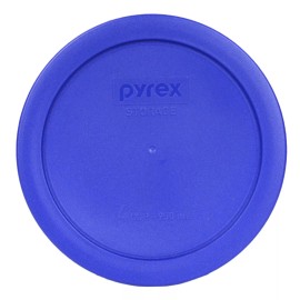 Pyrex 7201-PC 6" Cobalt Blue 6 Pack Plastic Cover Lid New for 4 Cup Glass Bowl