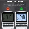 Digital Timer Switch, 24 Hour Week Timer Socket, Lighting Timer