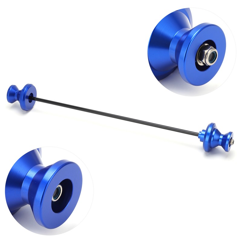 Motorcycle Rear Fork Axle Slider Wheel Crash Protector CNC Aluminum