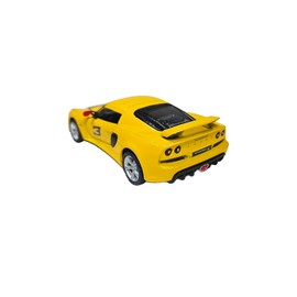 2012 Lotus Exige S, 1:32 Scale Die Cast Model, Openable Doors, Pull-Back Action, Red (Yellow)