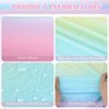 3 Pack Rainbow Tablecloth Pastel Table Cloths for Parties Decorations