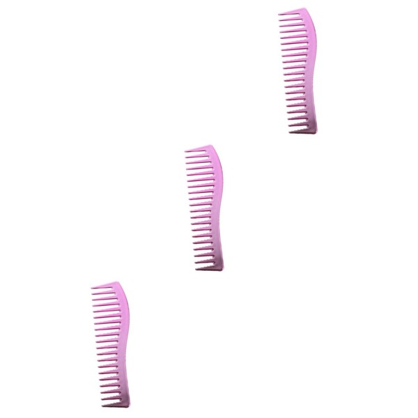 Beavorty 3pcs Men Wide Tooth Hairdressing Comb Abs Material for