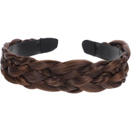 Lurrose Diadema De Peluca Trenzada En Forma De Hueso De Pescado Para Mujeres Banda Ancha Ligera Y Cómoda Ideal Para Fiesta Uso Diario Y Eventos Especiales