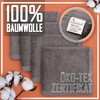 NatureMark Pack of 10 Face Cloths 100 % Cotton Terry
