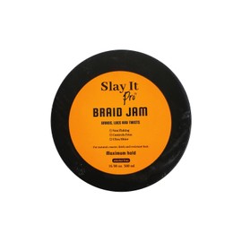 Slay It Pro Braid Jam Frizz Control Ultra Shine Non-Flaking for Braids Locs and Twists 16 Oz Salon Size (16 Oz, Maximum Hold)