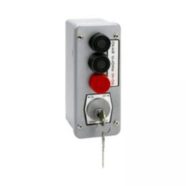 MMTC 3BLM Exterior 3 Button Mortise Lockout Surface Mount Control Station NO/NC