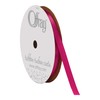 Berwick Offray 1/4" Single Face Satin Ribbon, Azalea Pink, 20