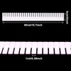 DUTWROY 30Pcs Adjustable Drawer Organizer, White Plastic DIY Grid Drawer