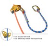 Oval Movable Rope Grab Self Locking Outdoor Climbing Mountaineering Rope