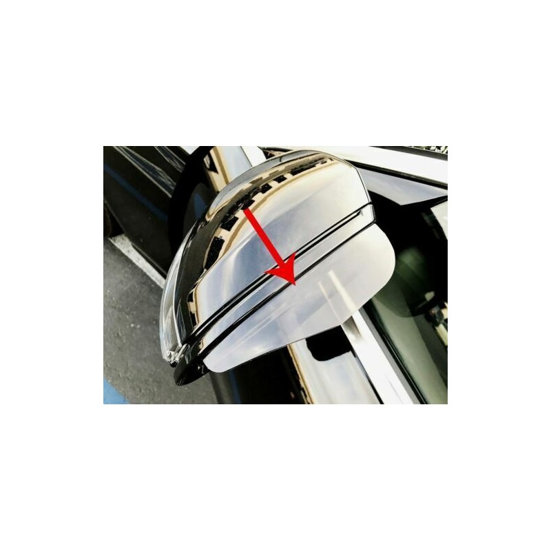 lionautoparts 2x Smoke Rear View Side Mirror Flexible Visor Shade