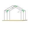 Canopy Fittings Frame Set 1-3/8" Connectors Couplers Carport Tent Shed