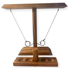 Wooden Ring Toss Game - Supplied fully assembled, for players of all ages, this game is perfect for both family gatherings and adult parties.