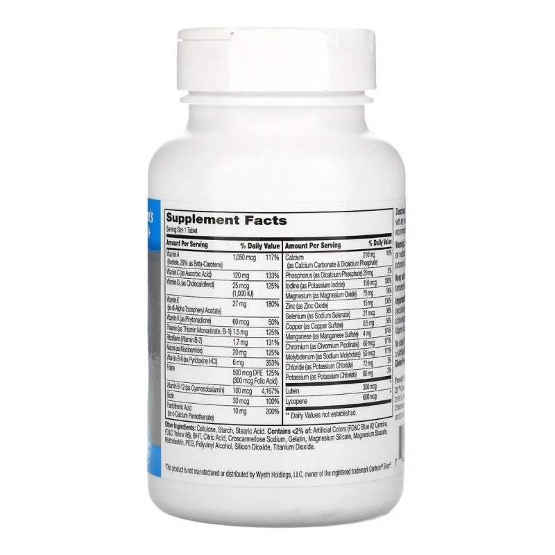 21st Century Sentry Senior Suplemento Vitaminas Hombre 50plus 100 Tabletas