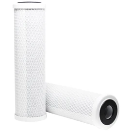 2-Pack Replacement for OmniFIlter OB1-S-05 Activated Carbon Block Filter - Universal 10 inch Filter Compatible with OmniFilter OB1-S-05 Whole House Water Filter System - Denali Pure Brand