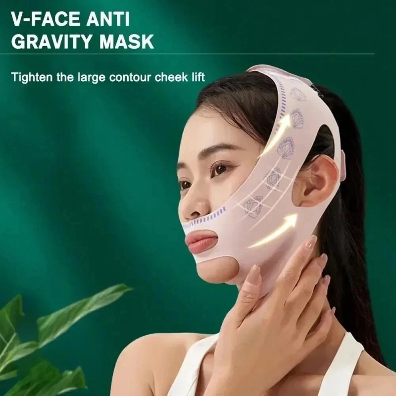 Face Slimming Strap, Reusable Lifting Belt for Chin Contour &