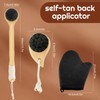 Self Tanner Brushes,3 Pack Long Handle, Short Handle, Glove Tanner