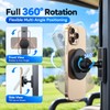 Magnetic Phone Holder for Golf Carts – 360° Rotating Adjustable