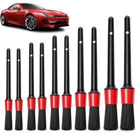 10 Brochas para Detallado Automotriz, Cepillos Suaves Microfibra