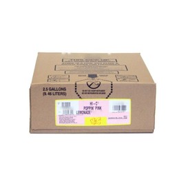 Supply Depot HI-C Poppin Pink Lemonade Syrup 2.5 Gallon Bag in Box BIB Sodastream by HIC