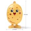 Lumkew Vegetable Brush Scrubber for Potato Mushroom (1, Potato)