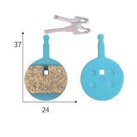 2 Pairs Bike Brake Pads, Bicycle Disc Brake Pads Compatible for Avid Mechanical BB5,Bicycle Disc Brake Pads with Installation Tools,Bicycle Accessories