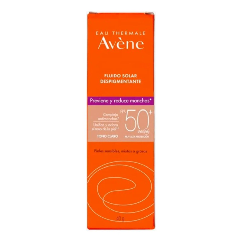 Avene Fluido Solar Despigmentante Tono Claro Fps 50+ 40g