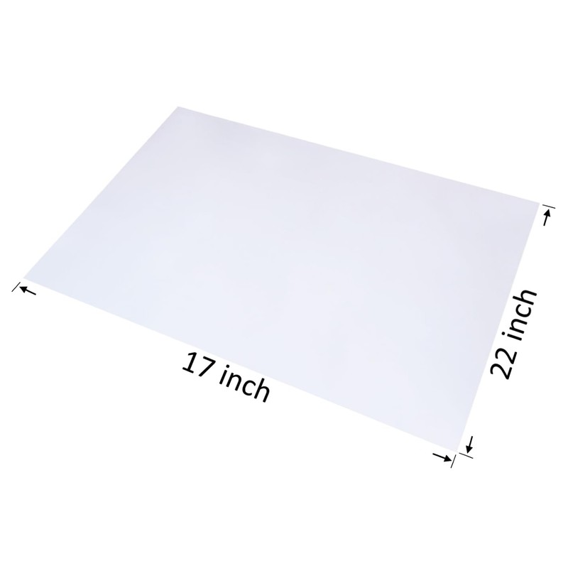 Wowfit 100 CT 17x22 Inch 1.1 Mil Clear Plastic Flat