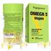 Vegan Omega-3 DHA Supplements - Premium Fish Oil Alternative from