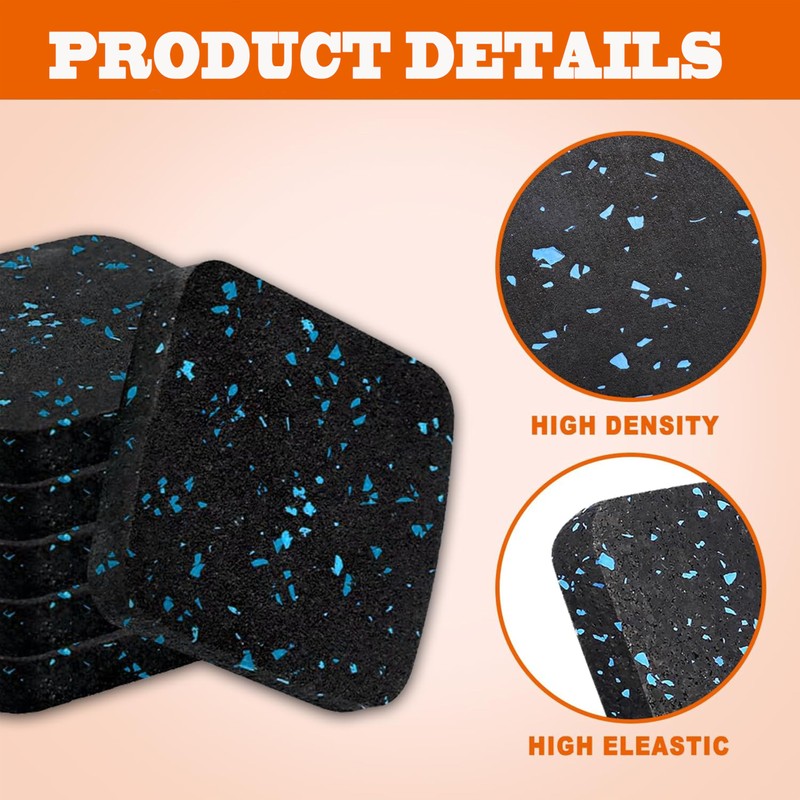 Treadmill Mat Pads,Exercise Equipment Mat,Soundproof Floor Mat,High-Density Rubber Mats for