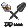 Motorcycle Mirrors, 8mm 10mm 7/8" Handlebar Motorcycle Rear View Mirrors,