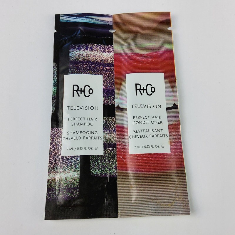 R&Co Lot Of 8-R+Co Television Perfect Hair Shampoo & Conditioner