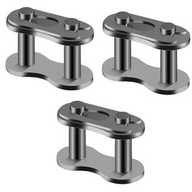 QAZAKY 3 pcs 420 Drive Chain Repair Master Connector Split Link for 50cc 70cc 90cc 110cc 125cc ATV Quad Scooter Motorcycle Go Kart Moped Pit Dirt Pocket Bike XR50 CRF50