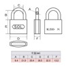 SOL – Hard Cylinder Lock Same Key 2 Pcs NO.