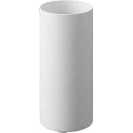 Yamazaki 1830 TOWER Lint Roller Holder White Steel Minimalist 6.8 x 6.8 x 15.2 cm