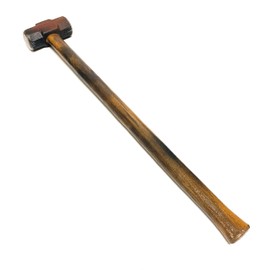 NewRuleFX Foam Large 34 Inch Rubber Sledgehammer Stunt Prop - Rusty - Rusty Head with Aged Handle