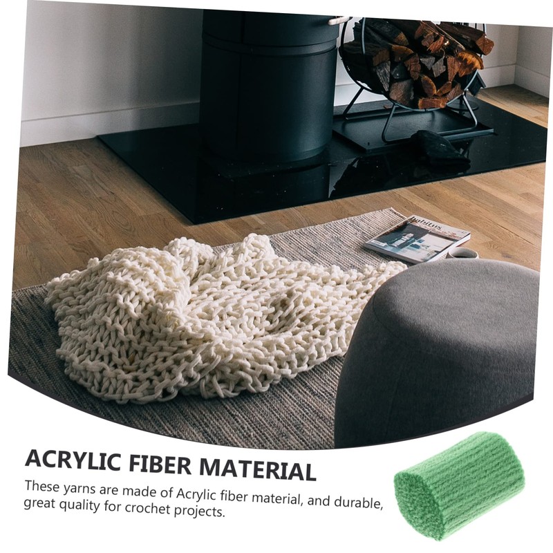 Gatuida 10 Rolls Latch Hook Yarn DIY Crochet Rug Yarn