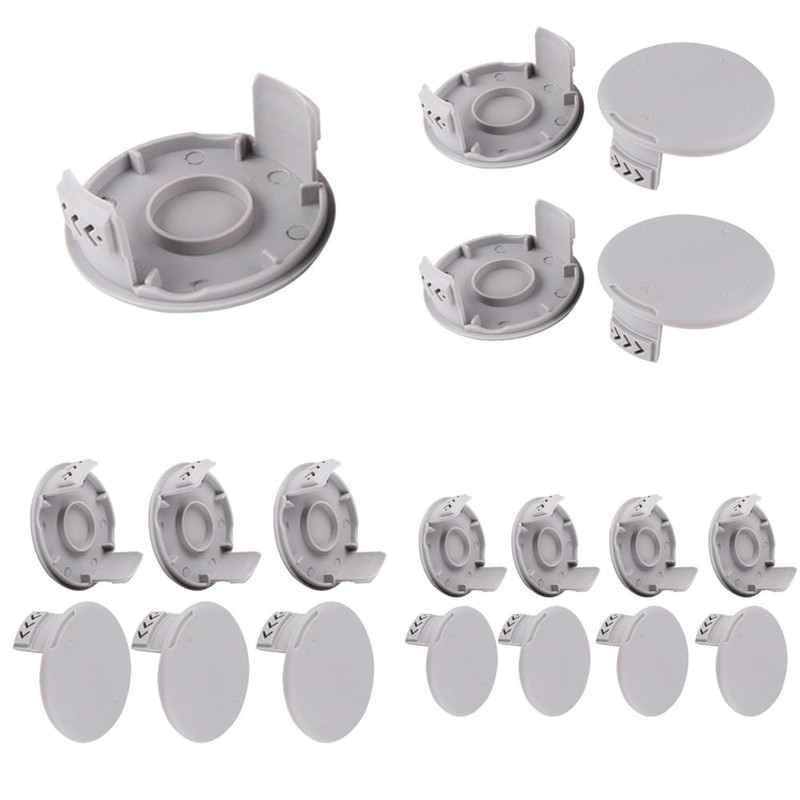 6Pcs Trimmer Spool Caps, Replacement Spool Cover Caps, Compatible with