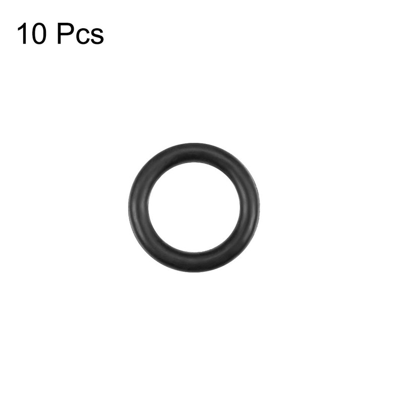 sourcing map 10 pcs. O-Rings Nitrile Rubber 1.5 mm Wide
