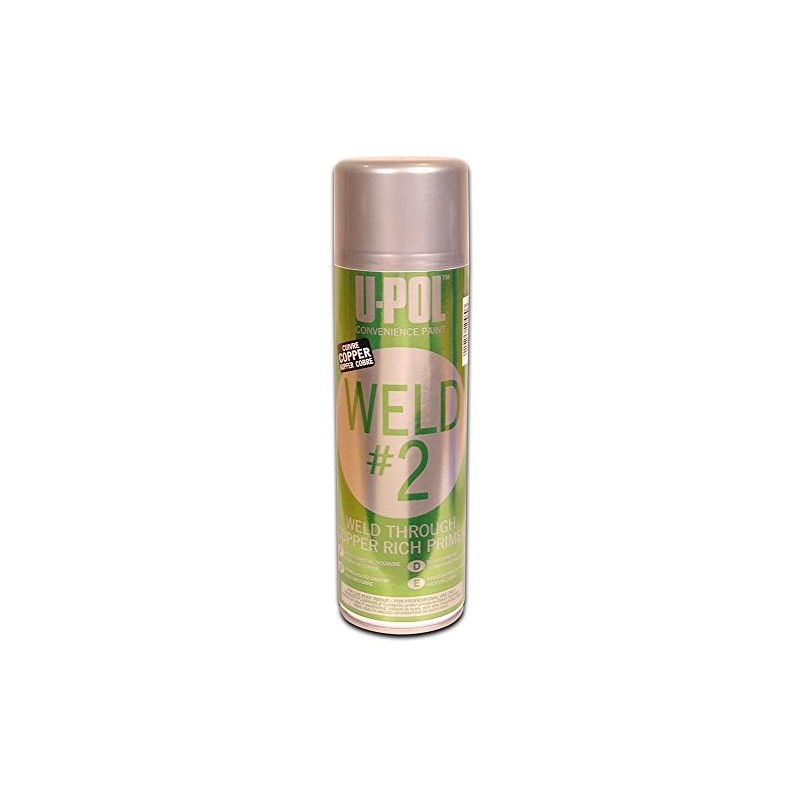 U-Pol Products 0768 Zinc/Copper WELD#2 Weld Through Primer - 450ml