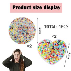 4 Pcs Picky Pad, Picky Pads, Picky Pad Fidget, Skin Picking Fidget Toys, Picky Pad Reusable Sensory, Reusable Picking Pad For Skin Picking Dermatillomania & Trichotillomania Relief