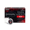 Community Coffee Dark & Bold Exxtra Boost 12 Count Coffee