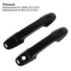 4PCS/Set Exterior Door Handle Covers Lock Caps Stick On Replacement