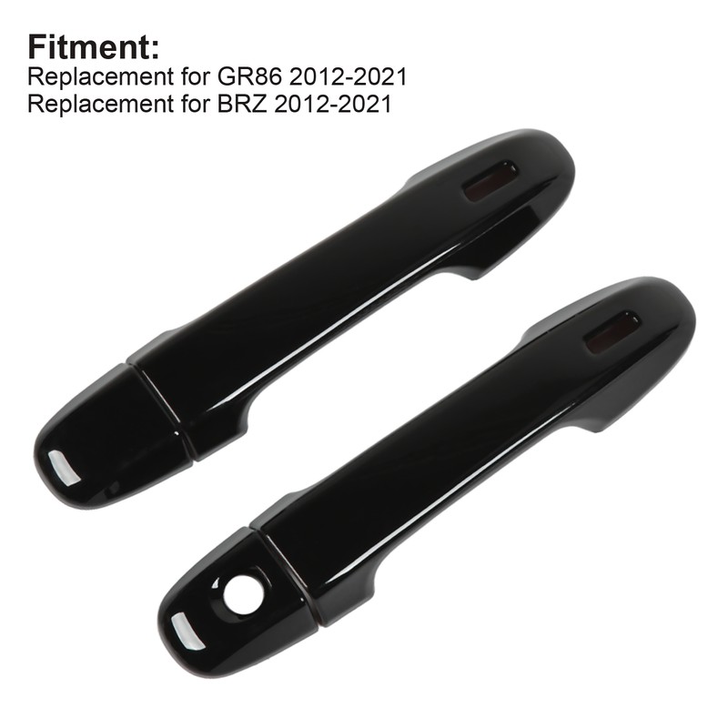 4PCS/Set Exterior Door Handle Covers Lock Caps Stick On Replacement