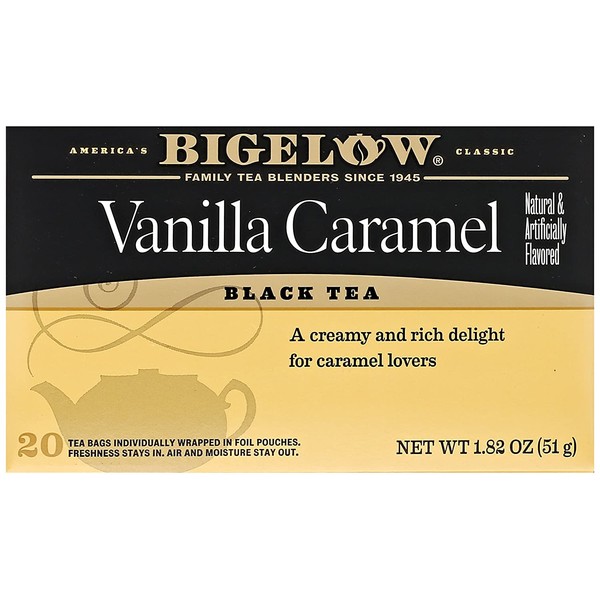 Bigelow Vanilla Caramel Black Tea (20 Teabags)