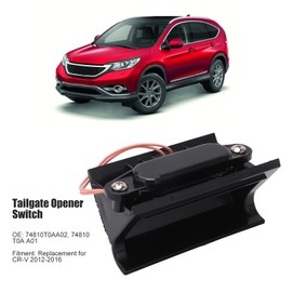 Acouto Trunk Lid Open Switch for CRV 2012-2016 74810T0AA02 74810T0AA01 Car Tailgate Release Switch Rear Trunk Liftgate Open Switch Replacement