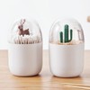H Plus Mall Quali Cotton Swab Case Toothpick Holder Thoughtful Housewarming & Opening Gift Toothpick Holder Cotton Swab Case - Deer / 에이치플러스몰 퀄리 면봉케이스 이쑤시개통 센스있는집들이 개업선물 이쑤시개통 면봉케이스 - 사슴